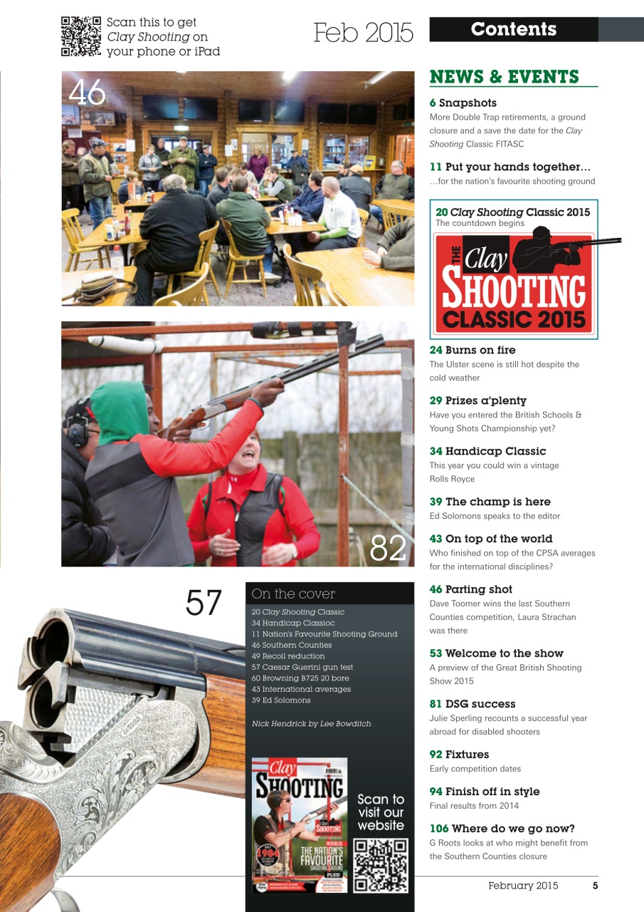 Clay Shooting Preview Pages