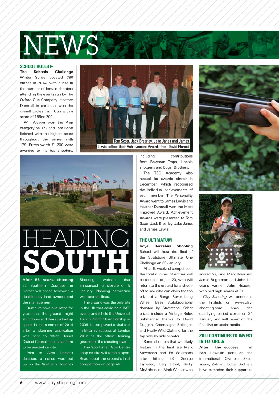 Clay Shooting Preview Pages