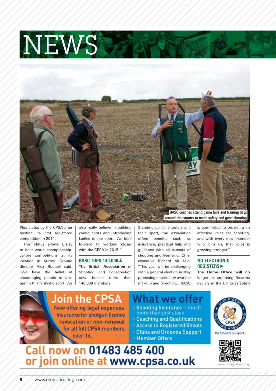 Clay Shooting Preview Pages