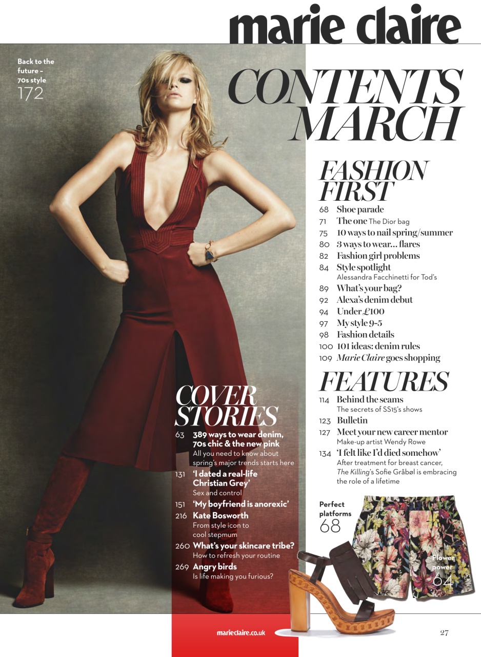 Marie Claire Preview Pages