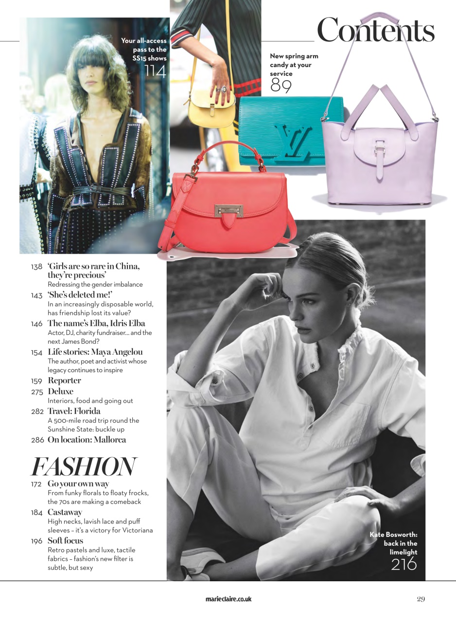 Marie Claire Preview Pages