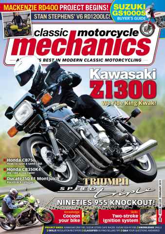 Classic Motorcycle Mechanics issue February 2015