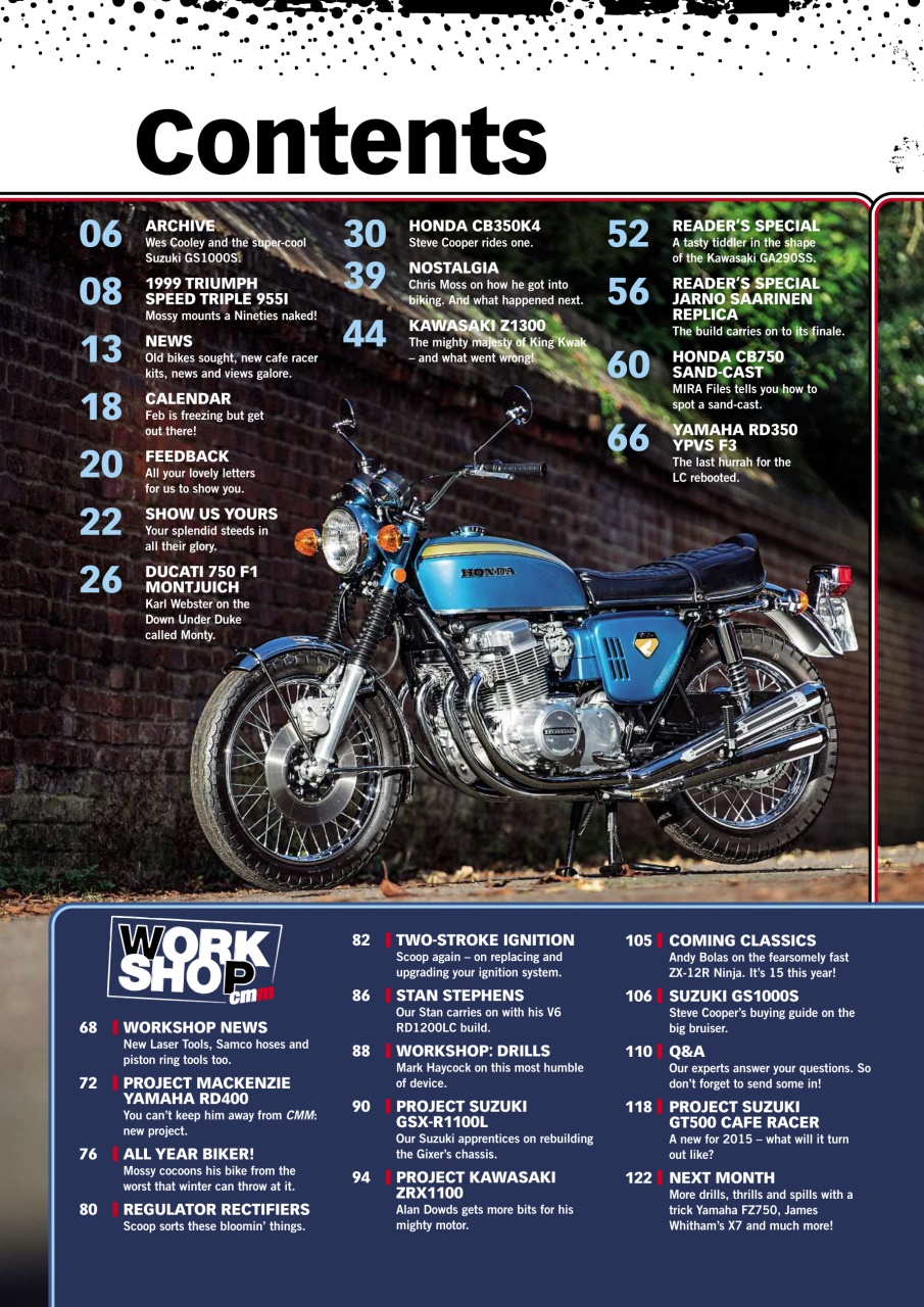 Classic Motorcycle Mechanics Preview Pages