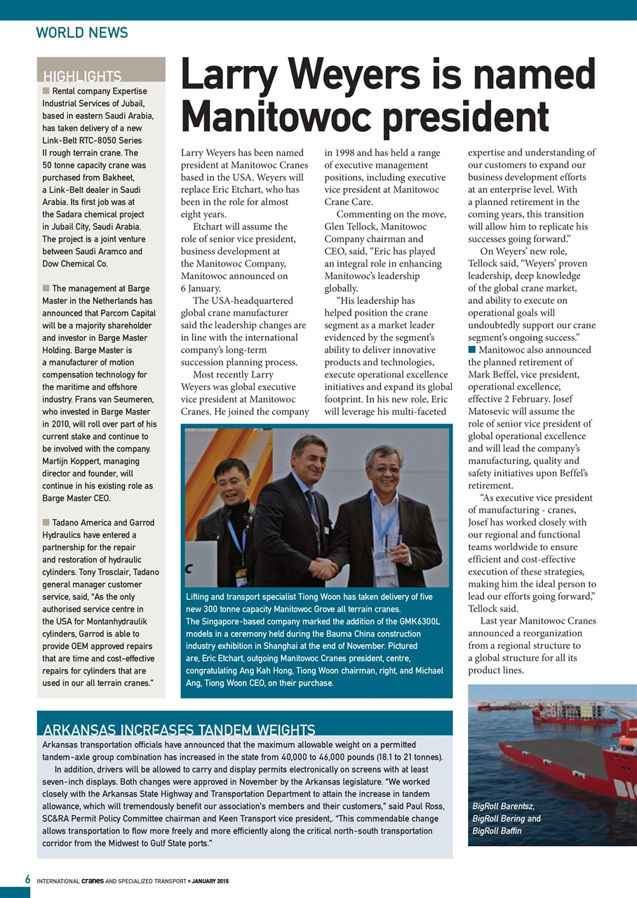 Int. Cranes and Specialized Transp Preview Pages