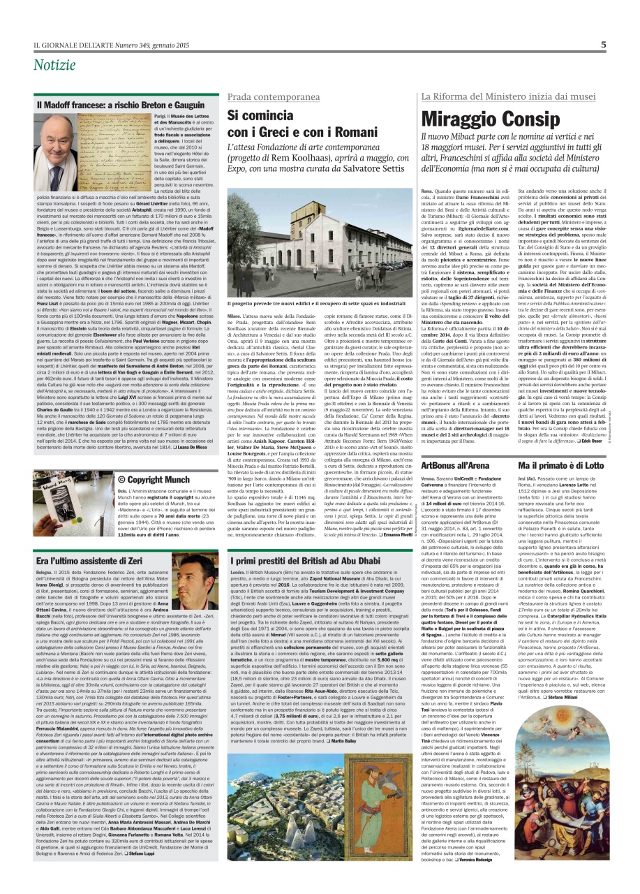 Il Giornale Dell’Arte Preview Pages
