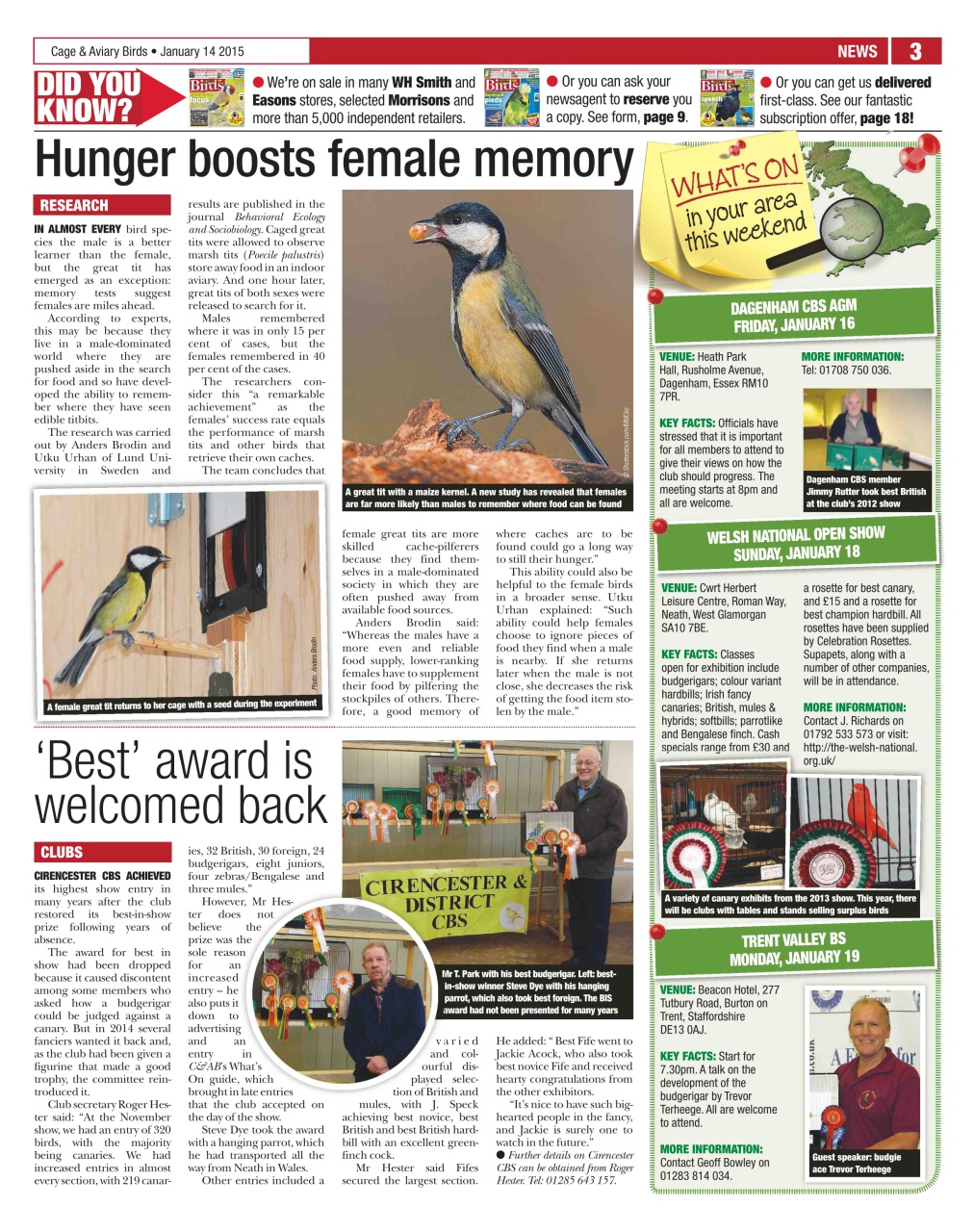 Cage & Aviary Birds Preview Pages