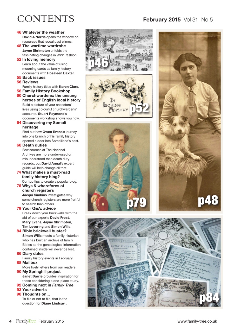 Family Tree Preview Pages