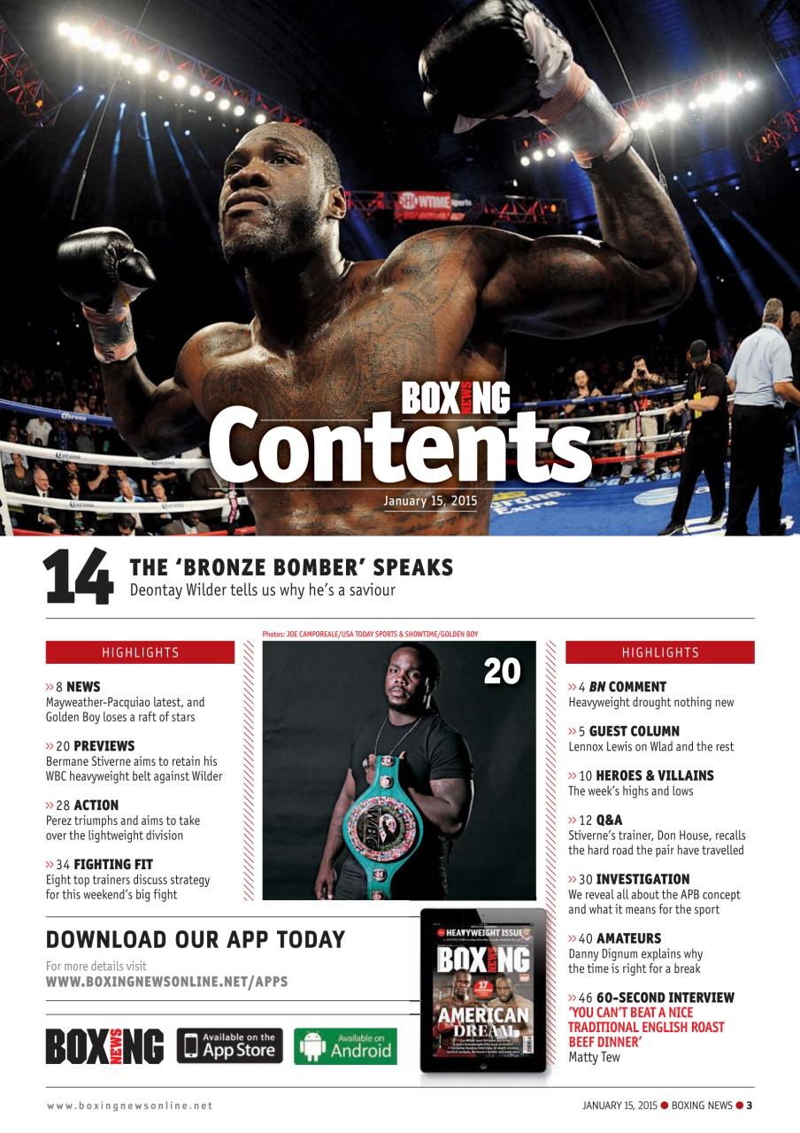 Boxing News Preview Pages