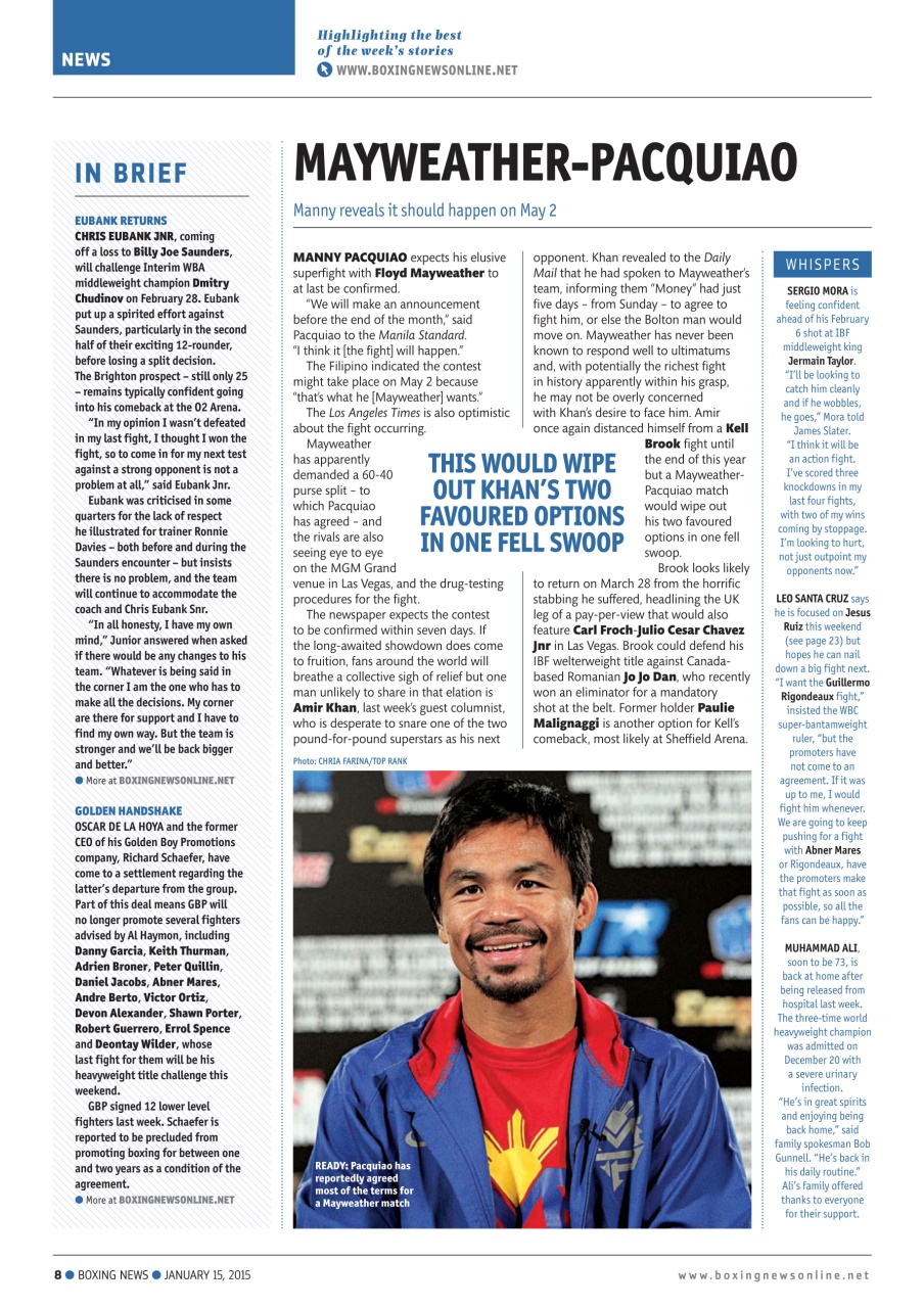 Boxing News Preview Pages