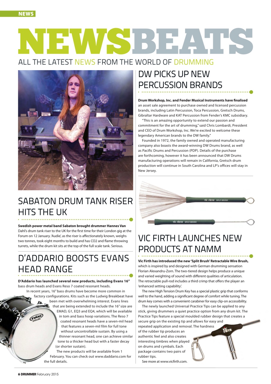 iDrum magazine: Never miss a beat Preview Pages
