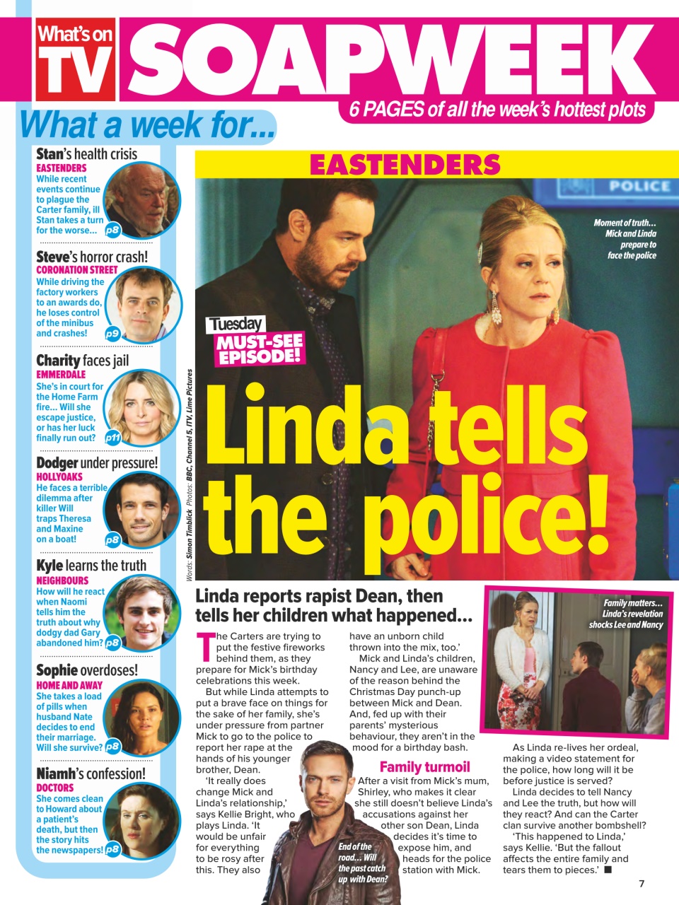 What's on TV Preview Pages