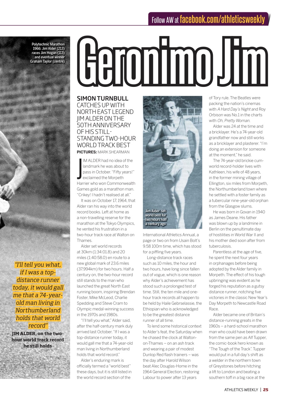 AW – Athletics Weekly Magazine Preview Pages