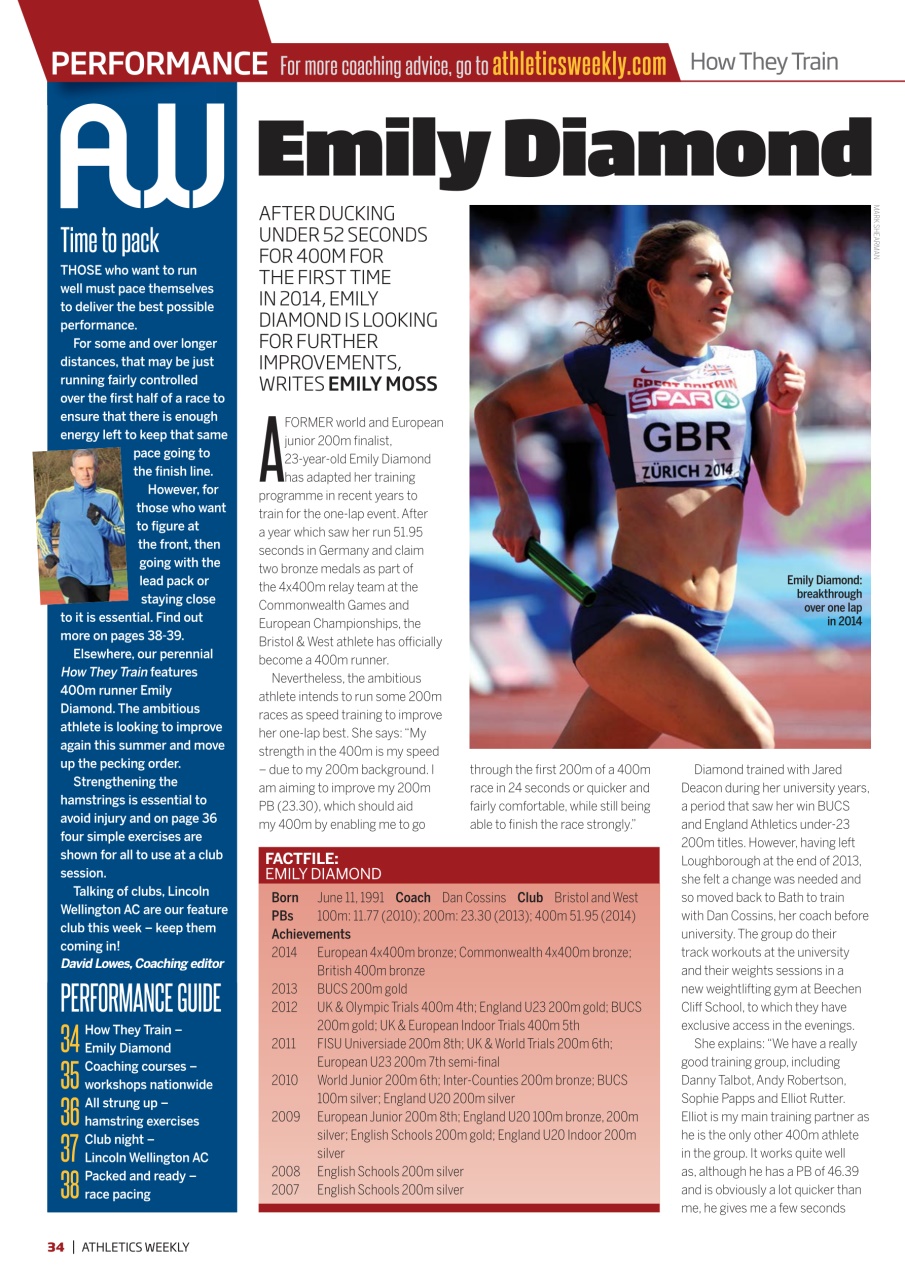 AW – Athletics Weekly Magazine Preview Pages
