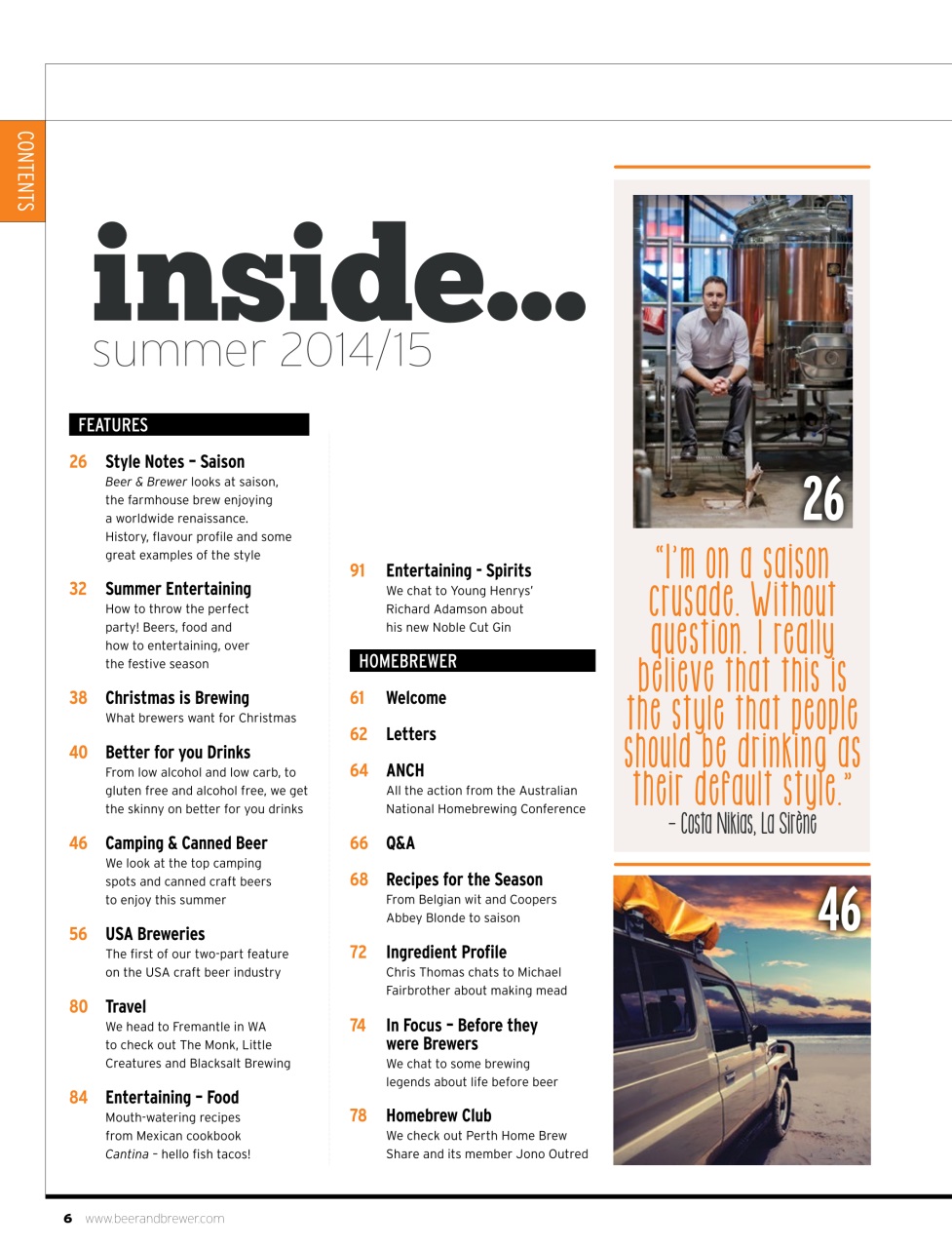 Beer and Brewer Preview Pages