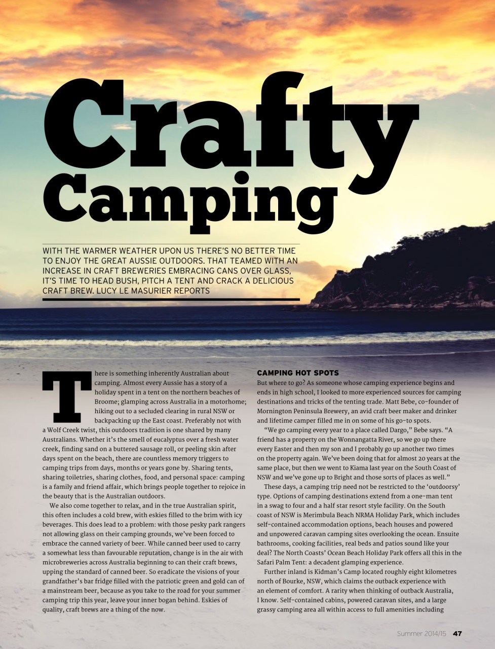 Beer and Brewer Preview Pages