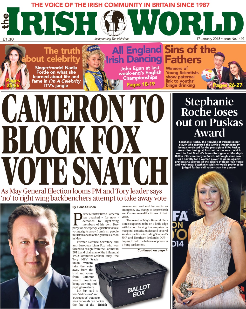 Irish World Preview Pages