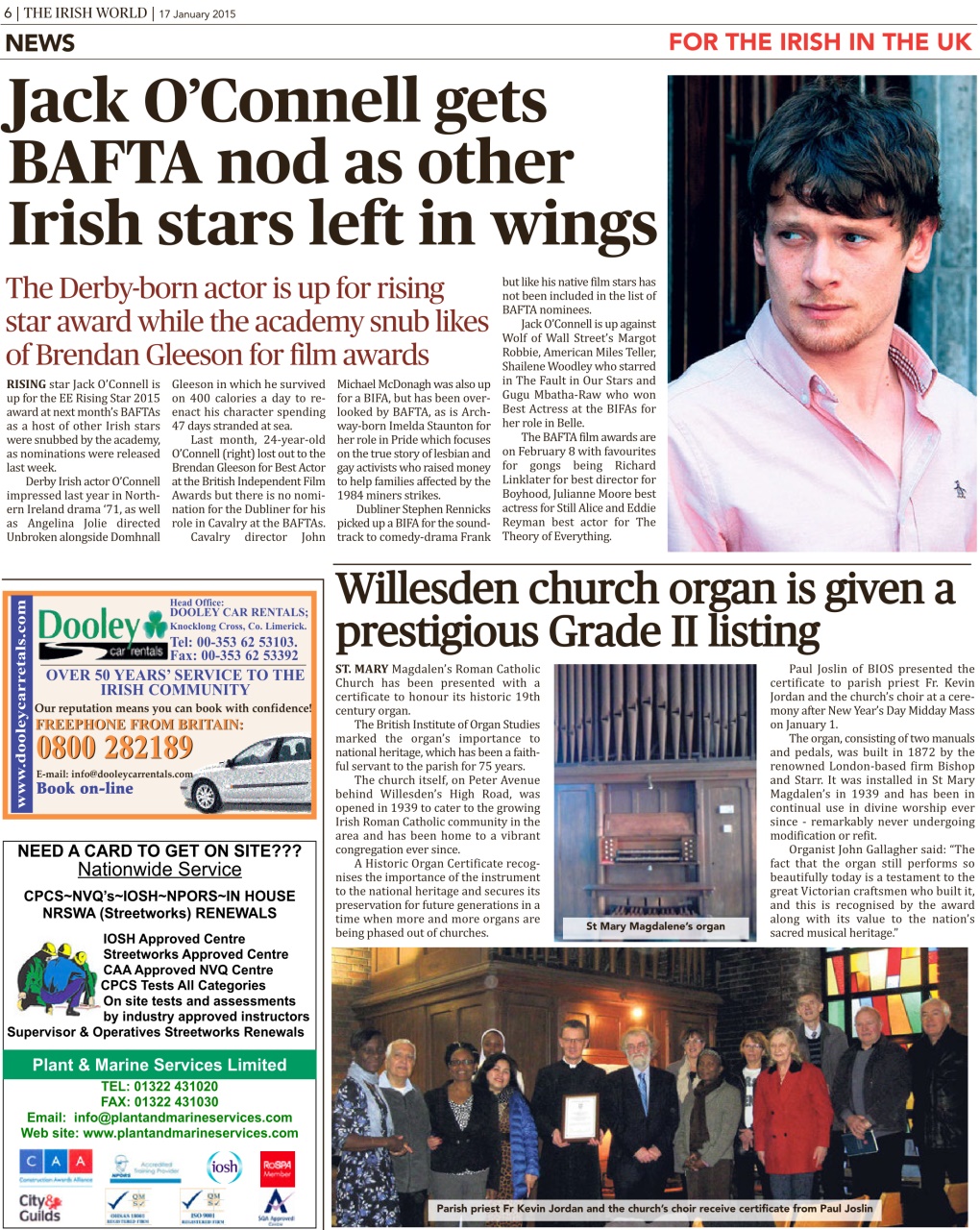 Irish World Preview Pages