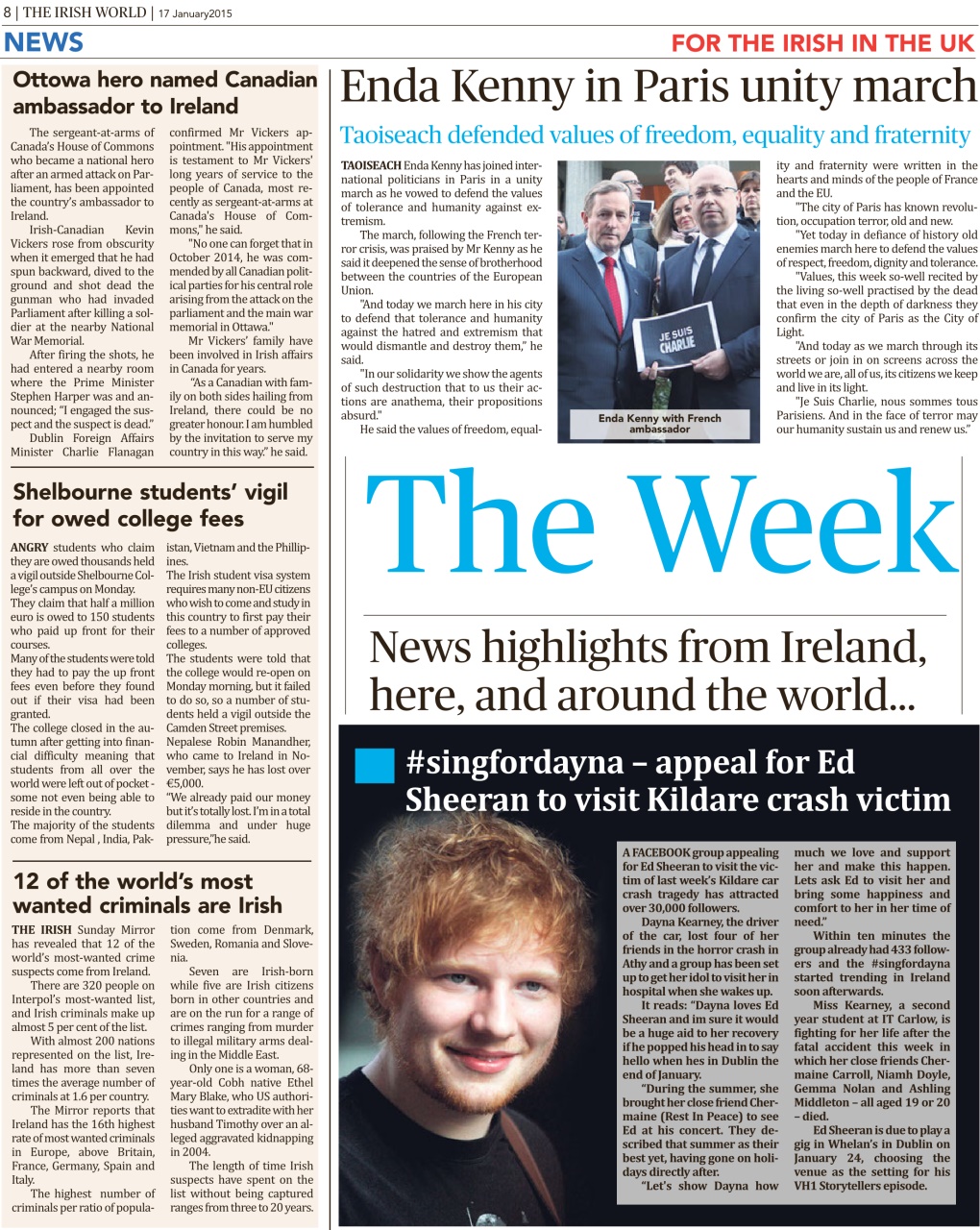 Irish World Preview Pages