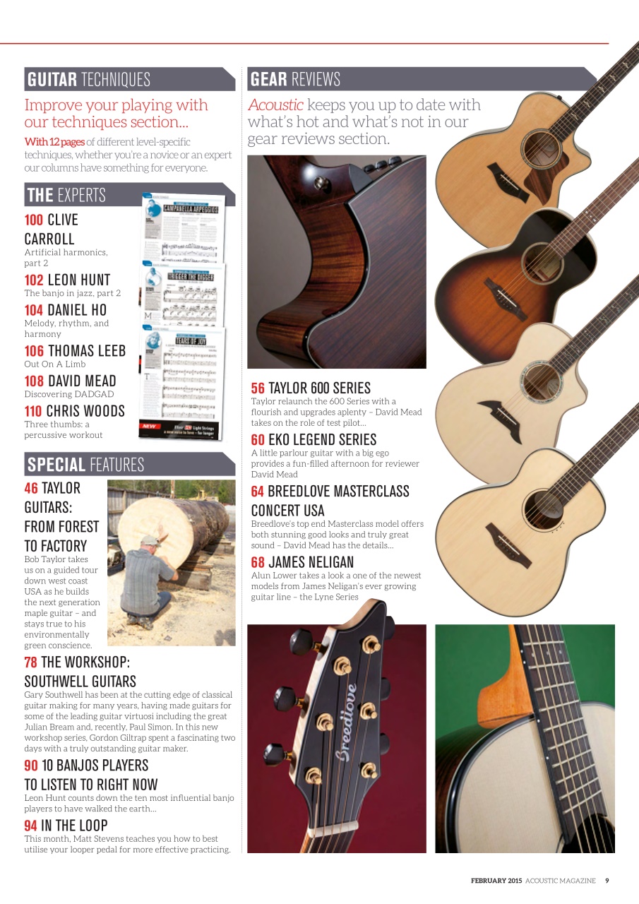 Acoustic Preview Pages