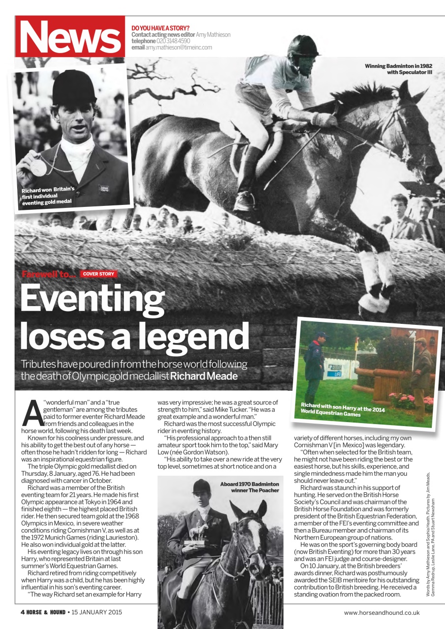 Horse & Hound Preview Pages