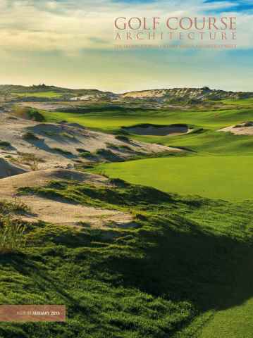 Golf Course Architecture issue January 2015