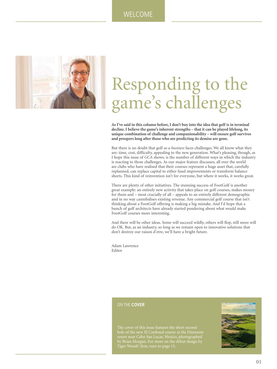 Golf Course Architecture Preview Pages