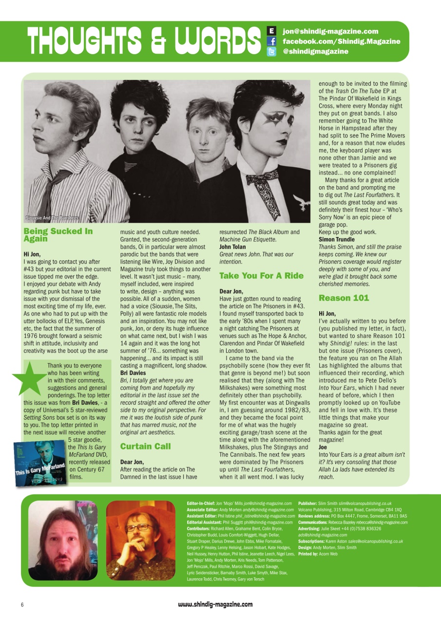 Shindig! Preview Pages