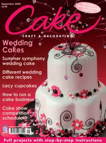 Cake Decoration & Sugarcraft Magazine issue September 2009