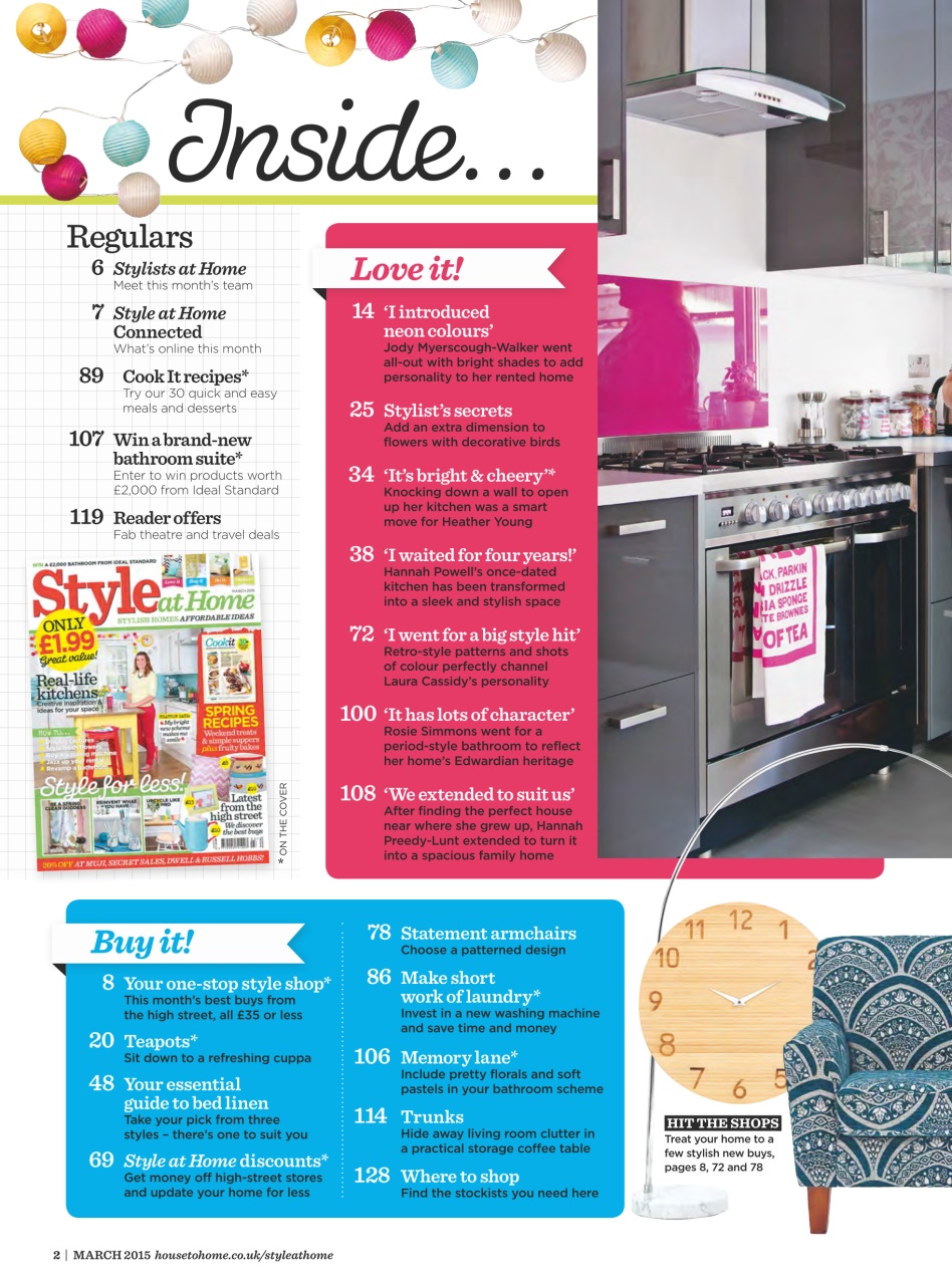 Style at Home Preview Pages