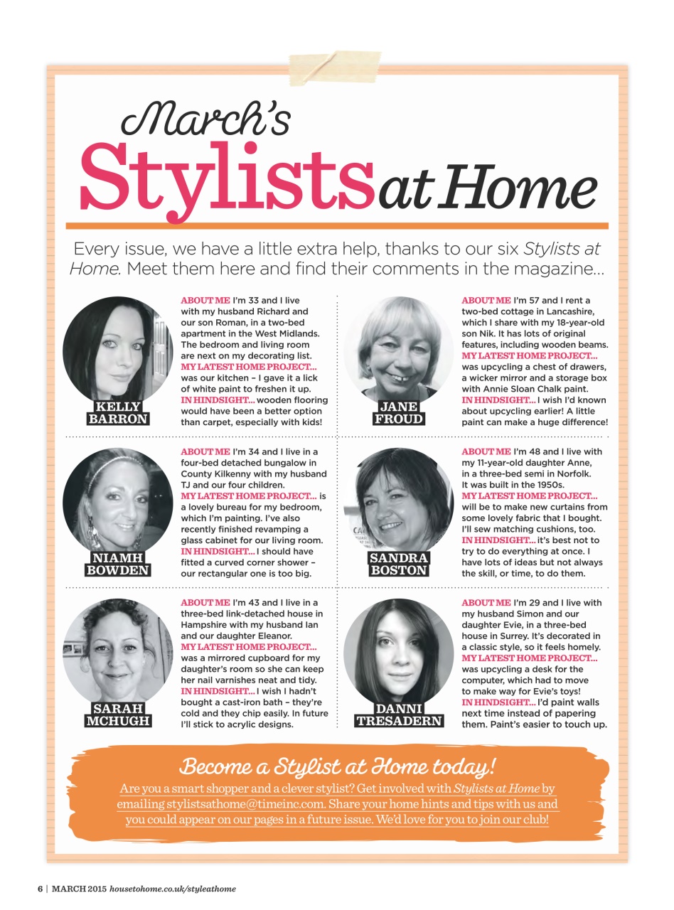 Style at Home Preview Pages