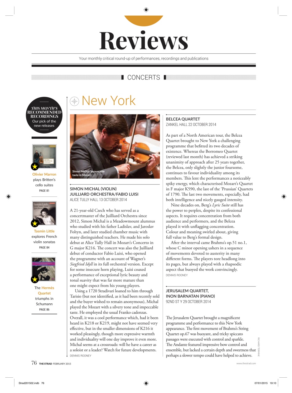 The Strad Preview Pages