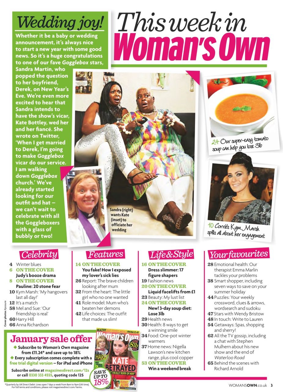 Woman's Own Preview Pages