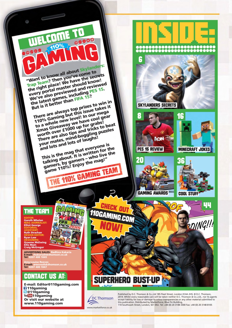 110% Gaming Preview Pages