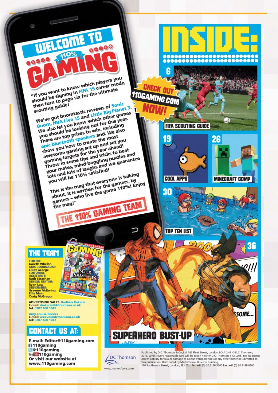 110% Gaming Preview Pages