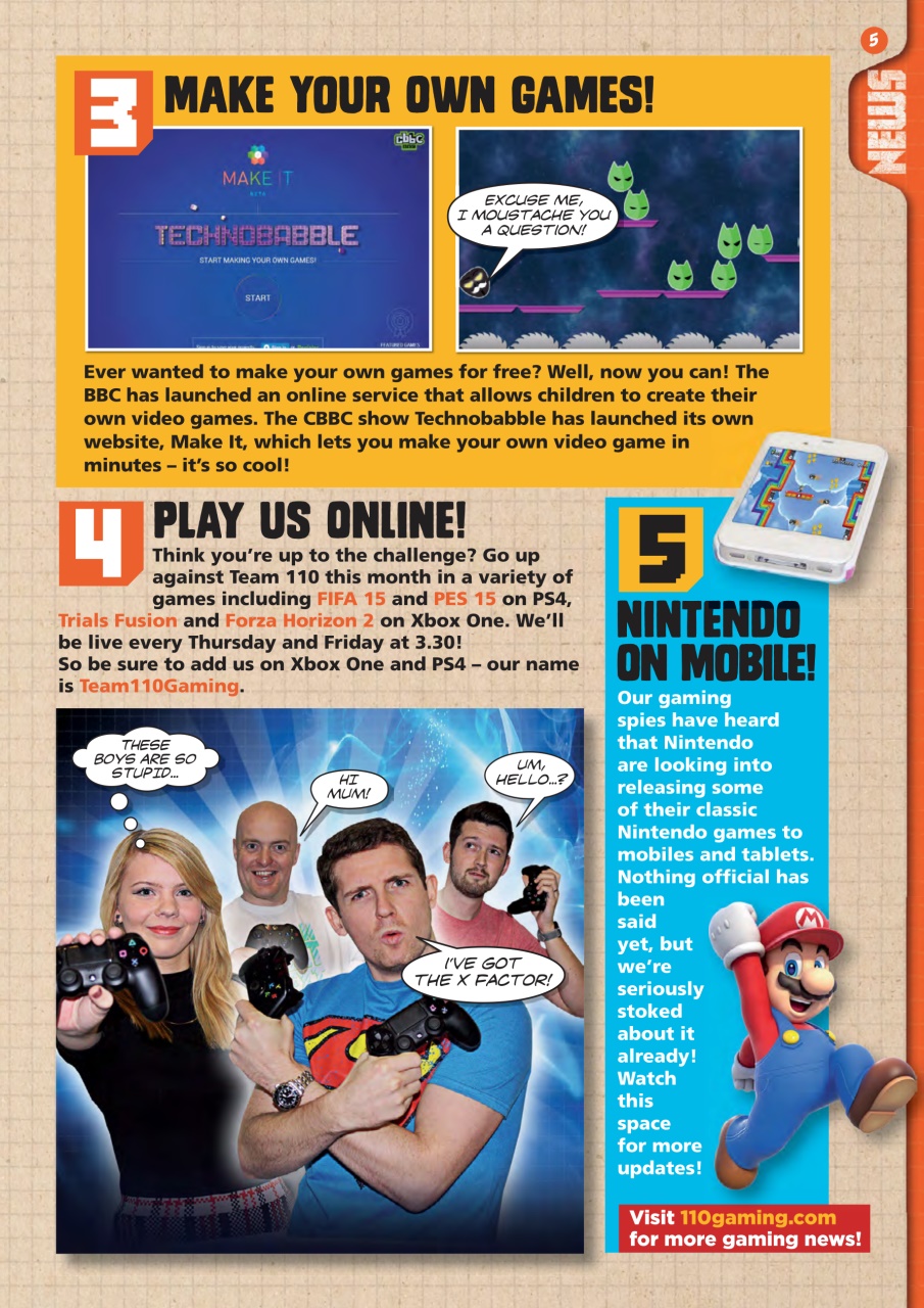 110% Gaming Preview Pages