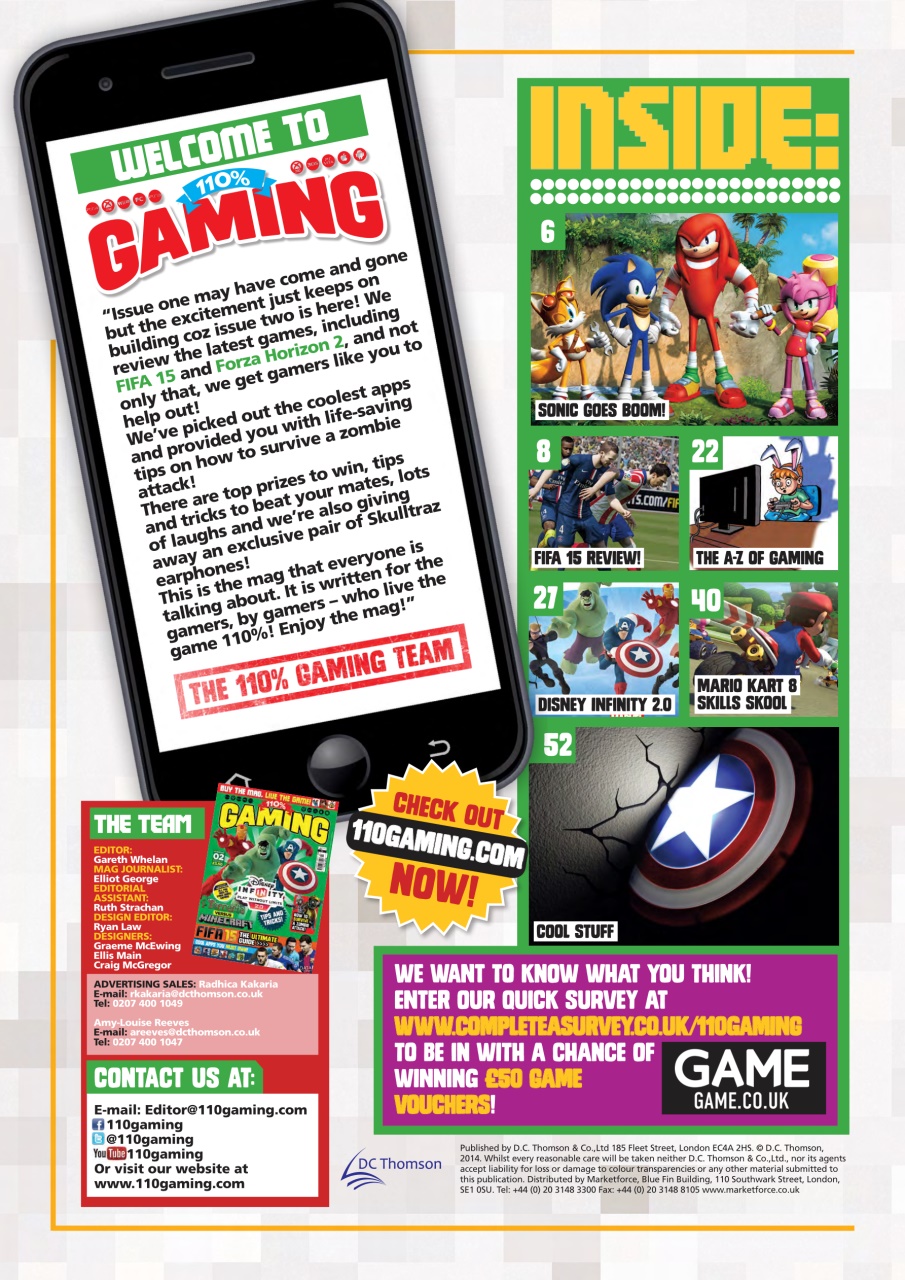 110% Gaming Preview Pages