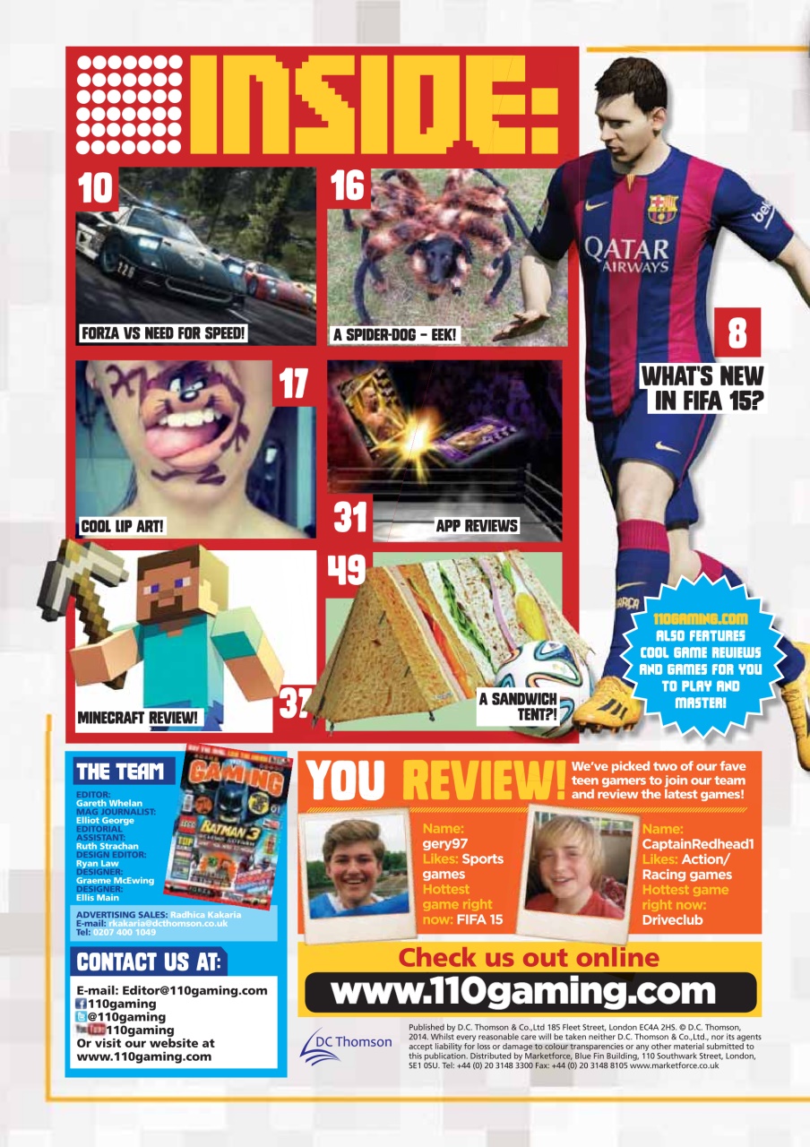 110% Gaming Preview Pages