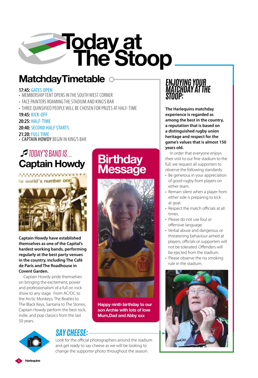 Harlequins Preview Pages