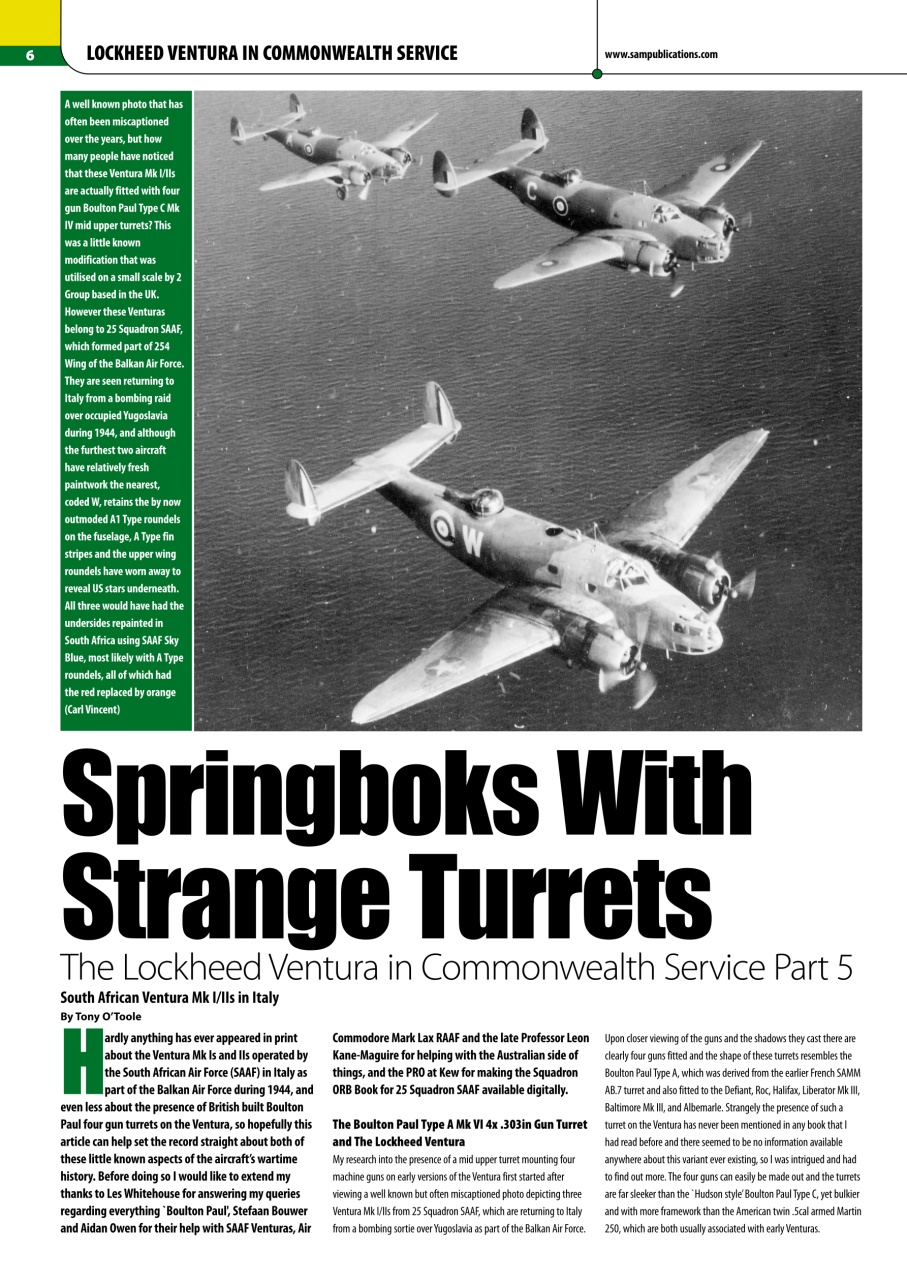 Model Aircraft Preview Pages