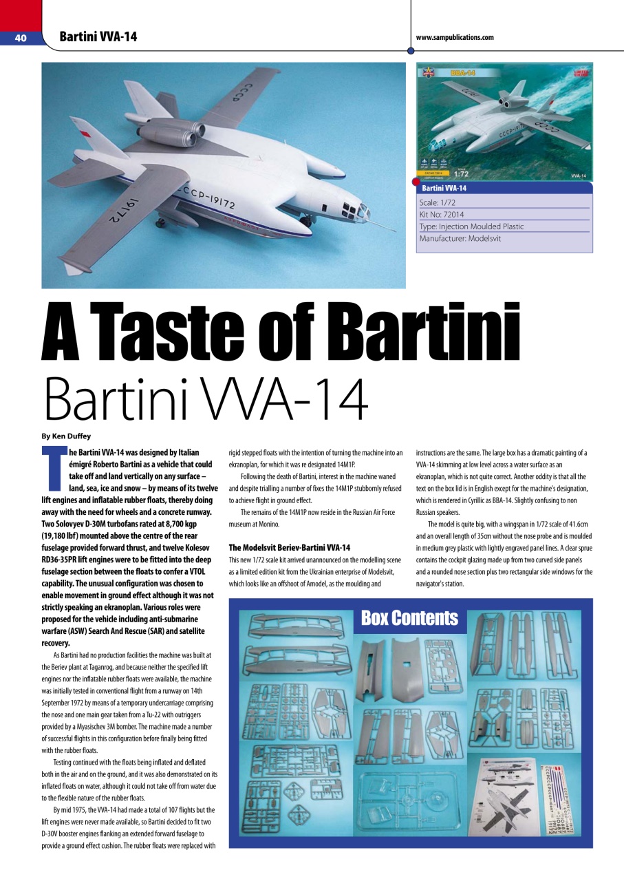 Model Aircraft Preview Pages