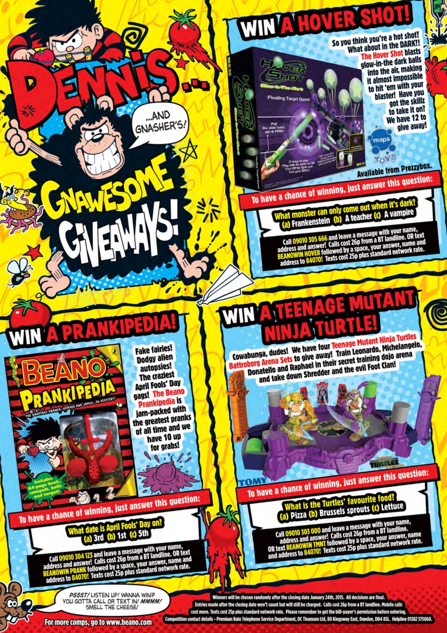 Beano Preview Pages