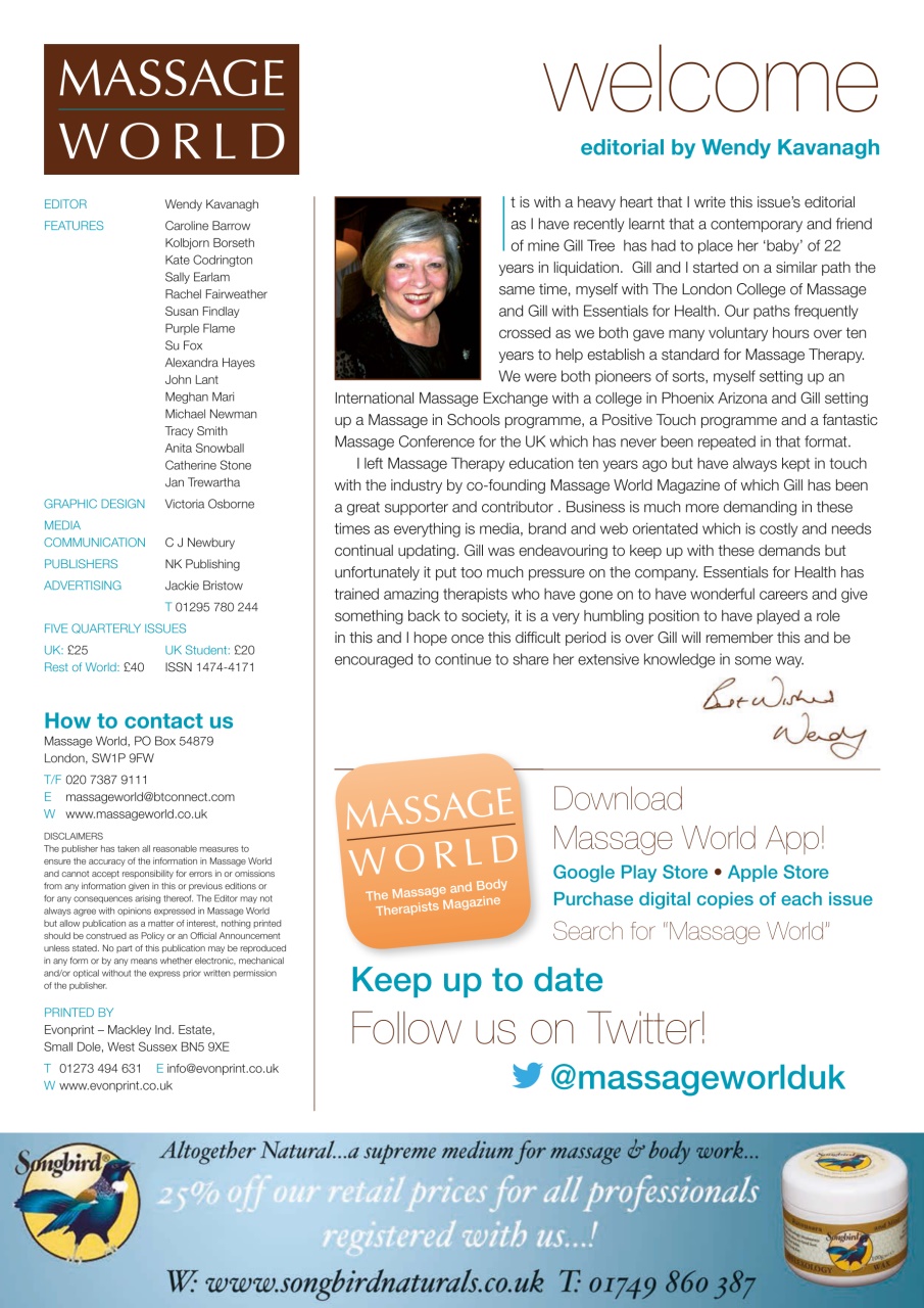 Massage World Preview Pages