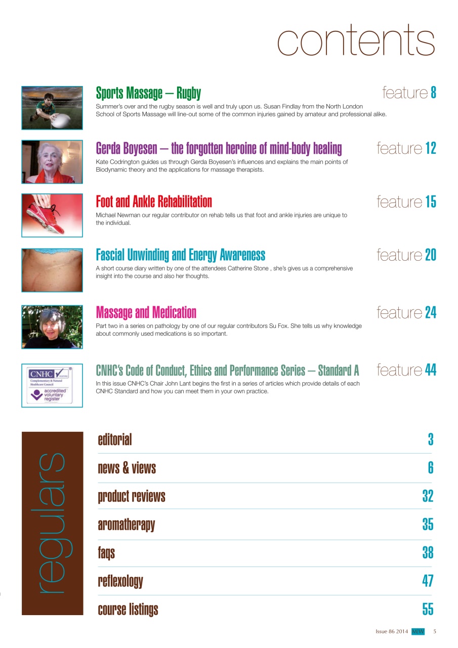 Massage World Preview Pages