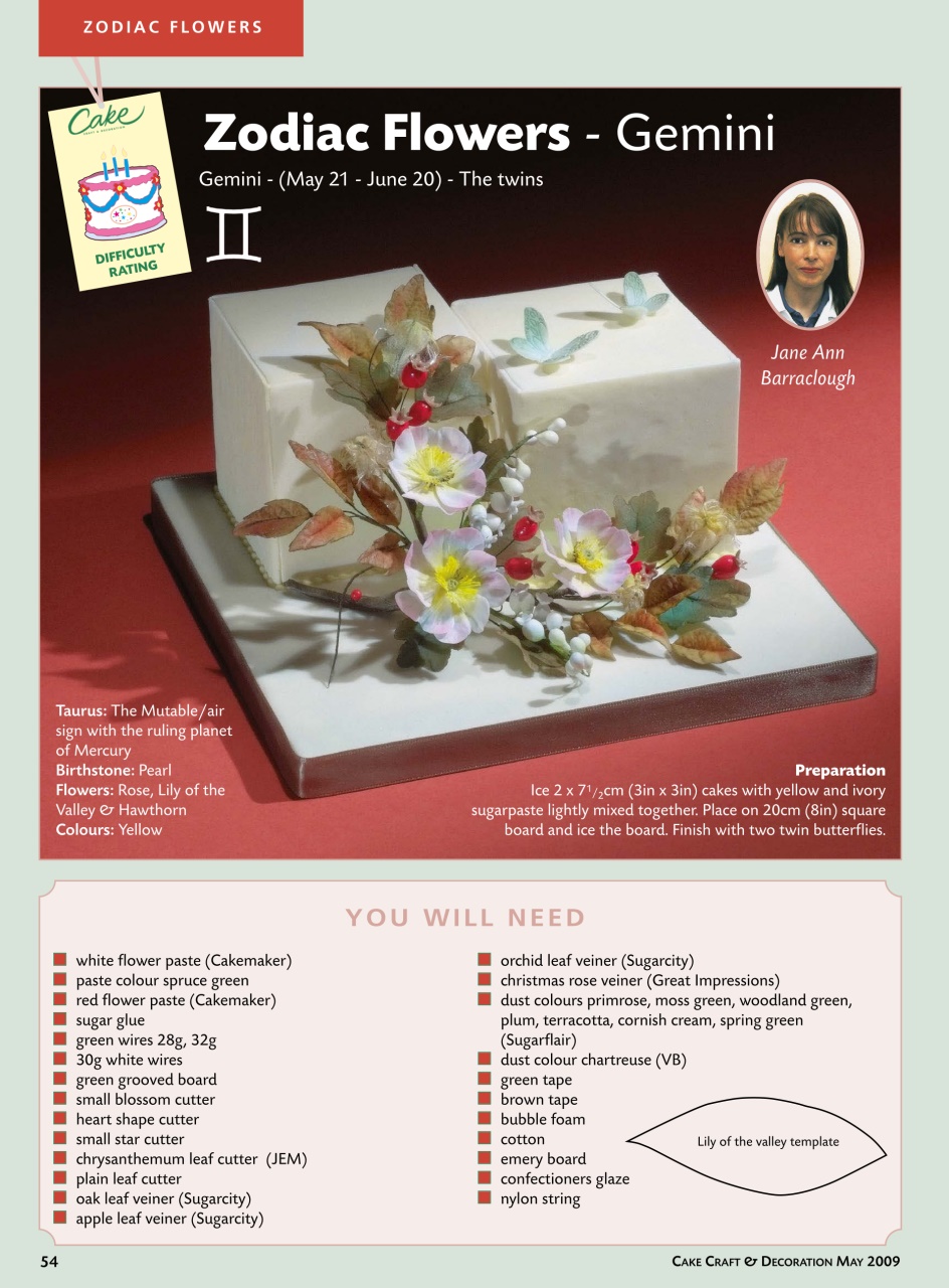 Cake Decoration & Sugarcraft Magazine Preview Pages