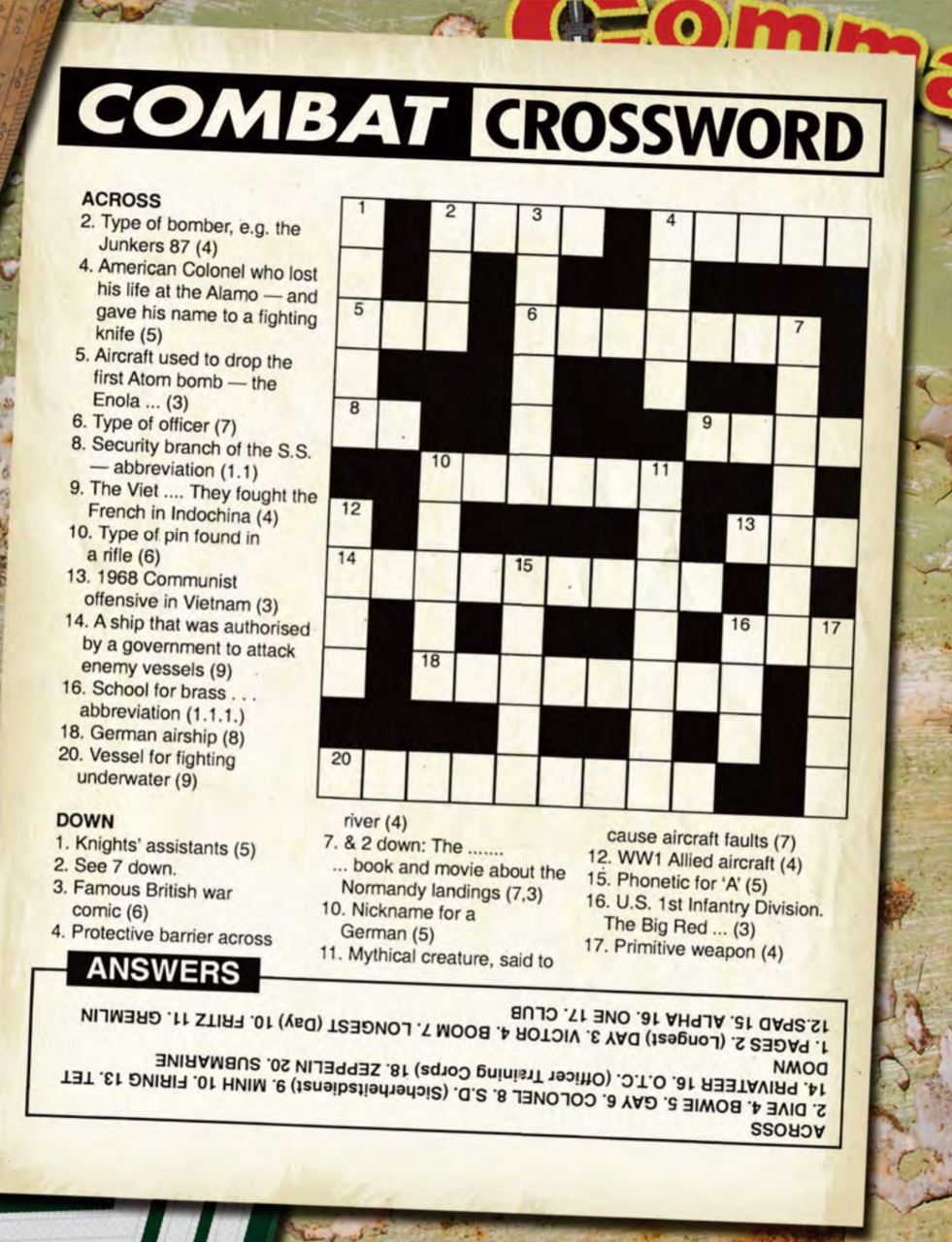 Commando Preview Pages