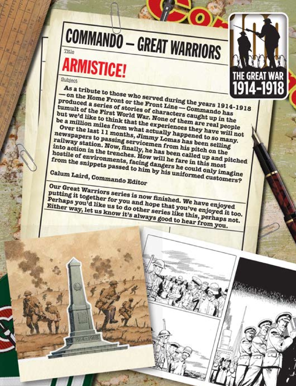 Commando Preview Pages