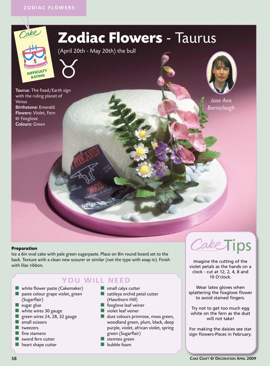 Cake Decoration & Sugarcraft Magazine Preview Pages