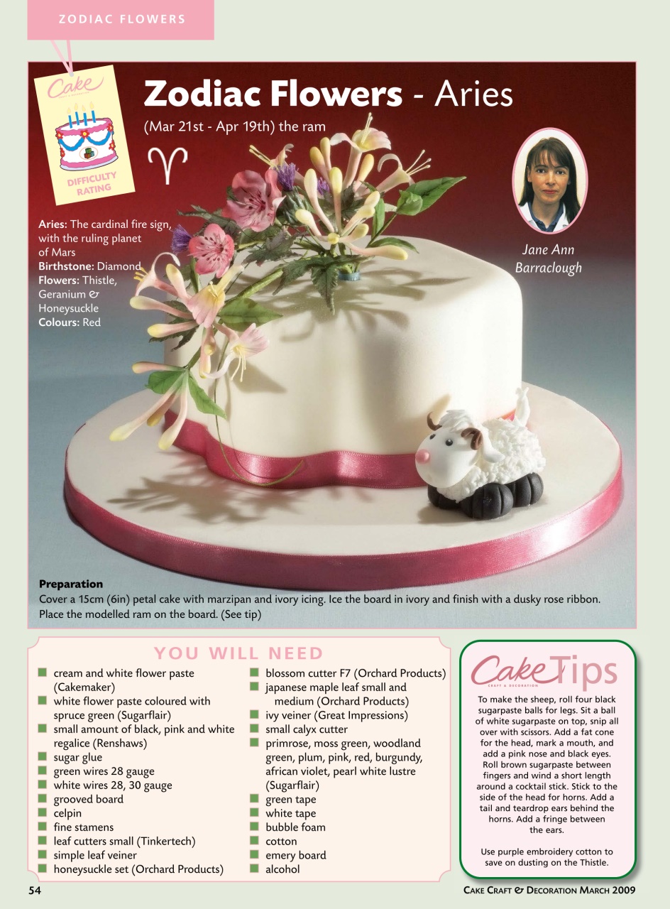 Cake Decoration & Sugarcraft Magazine Preview Pages