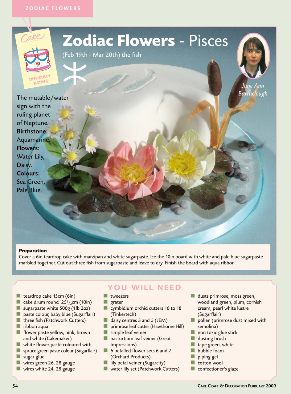 Cake Decoration & Sugarcraft Magazine Preview Pages