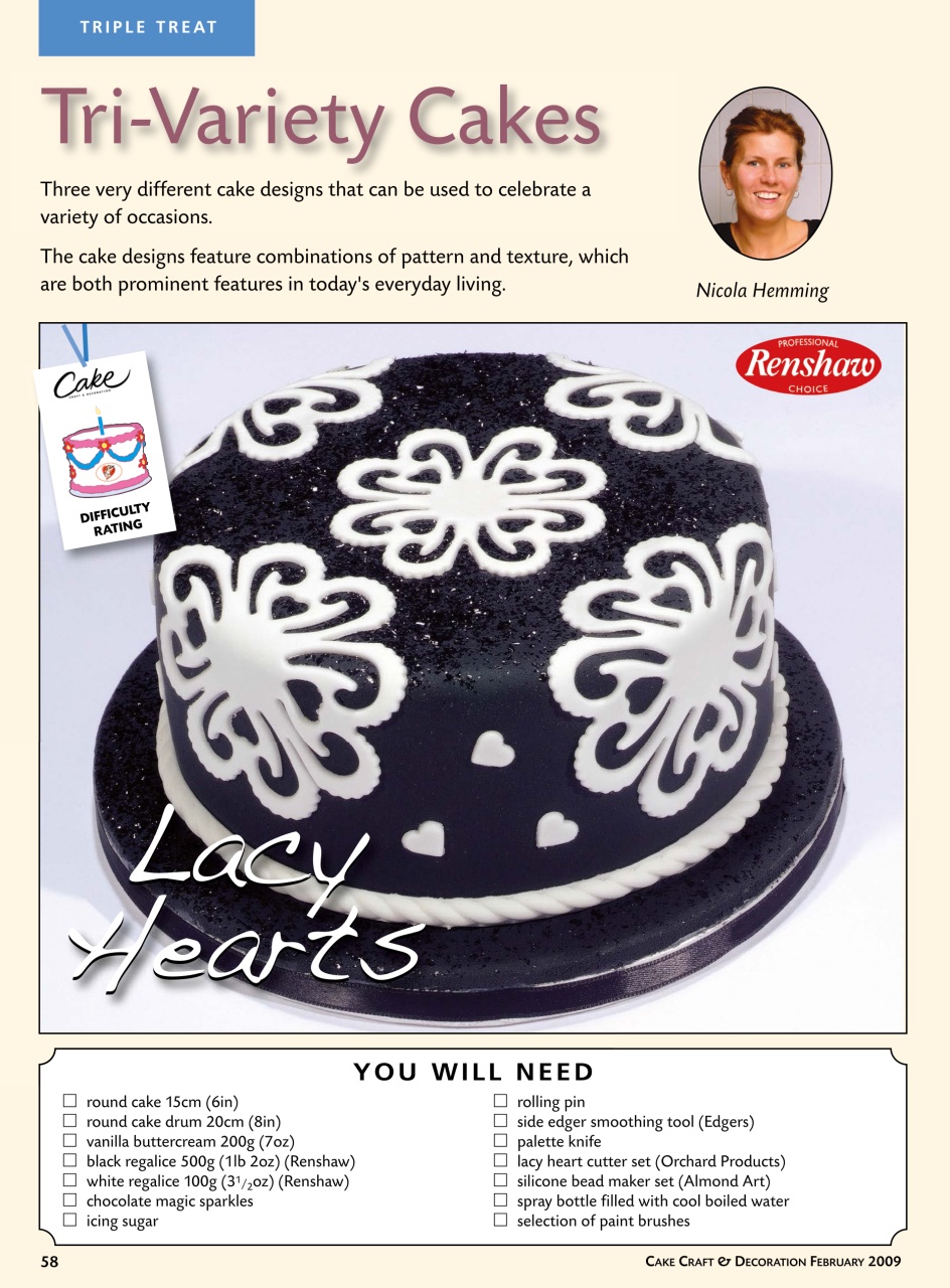 Cake Decoration & Sugarcraft Magazine Preview Pages